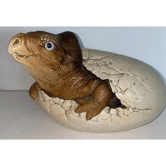 VTG Windstone Editions Hatching Protoceratops Dinosaur Egg Pena 1986 - Picture 1 of 5